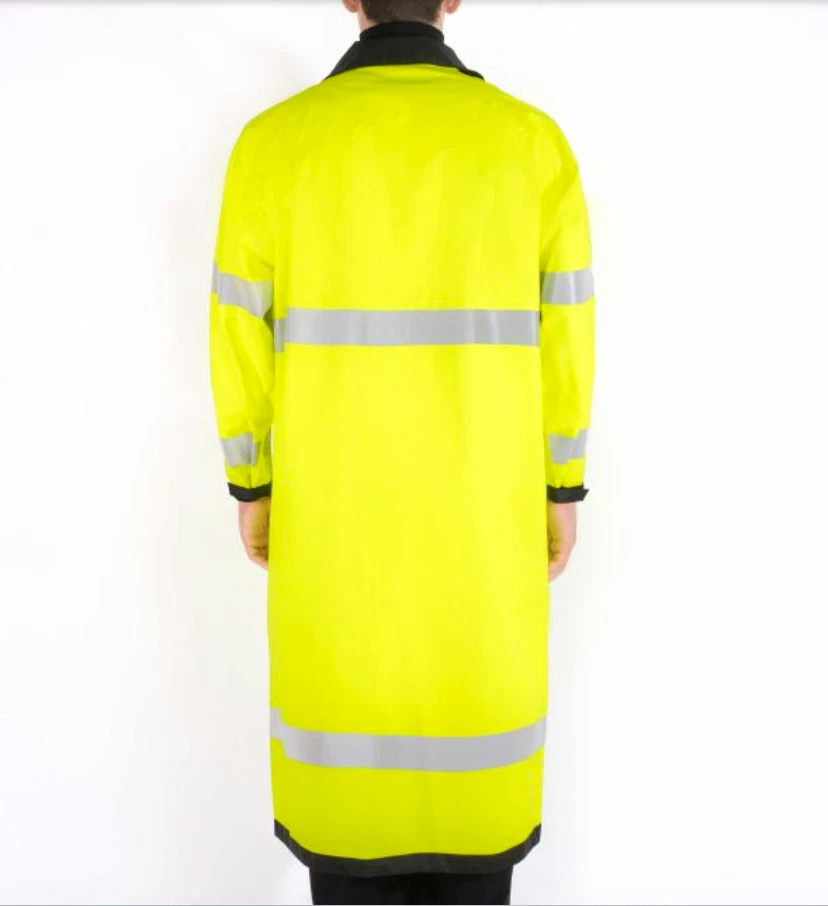 Blauer 733 Black/Yellow B. Dry Reversable Rain Jacket 48" Long - Image 3 of 4
