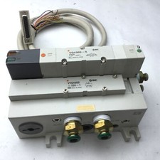 Manifold SMC VQ4300-5 Solenoid Valve VVQ4000-10A-1 Throttle Valve Spacer, 5-Port