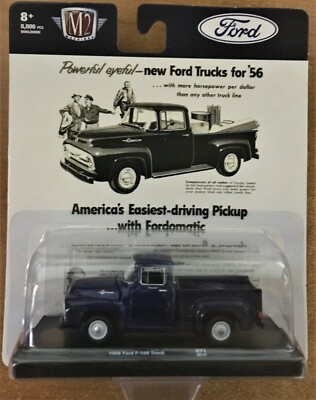 M2 MACHINES AUTO DRIVERS R71 #20-47 1956 Ford F-100 Truck