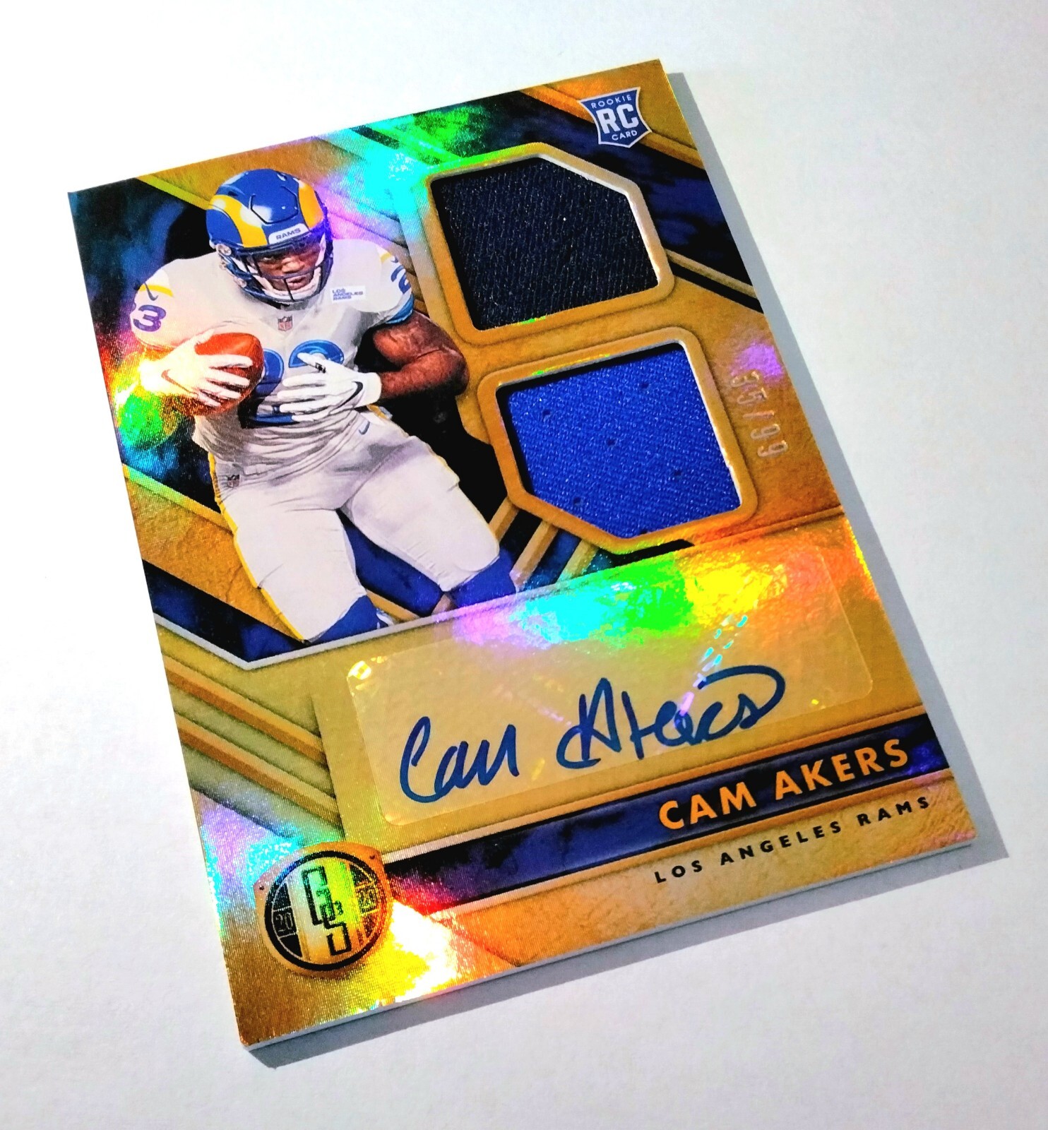 Jared Goff 軽々しい Panini Elite Primary Colors