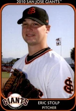 2010 San Jose Giants Grandstand #27 Eric Stolp Oakhurst California Baseball Card
