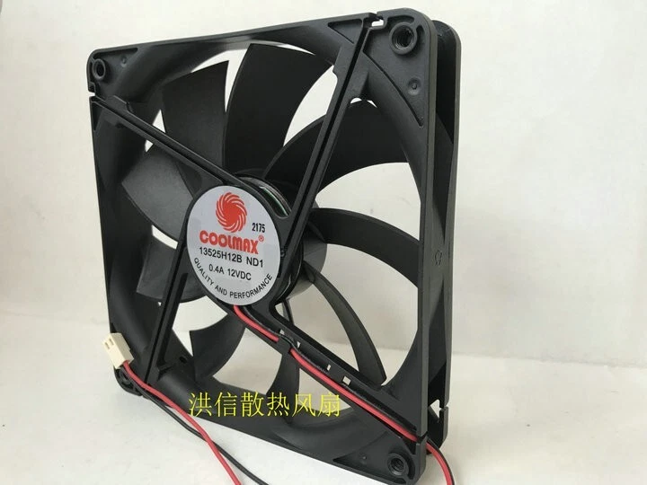 COOLMAX 13525H12B ND1 12V 0.40A 135*25MM 13.5CM cooling fan - Image 3 of 4