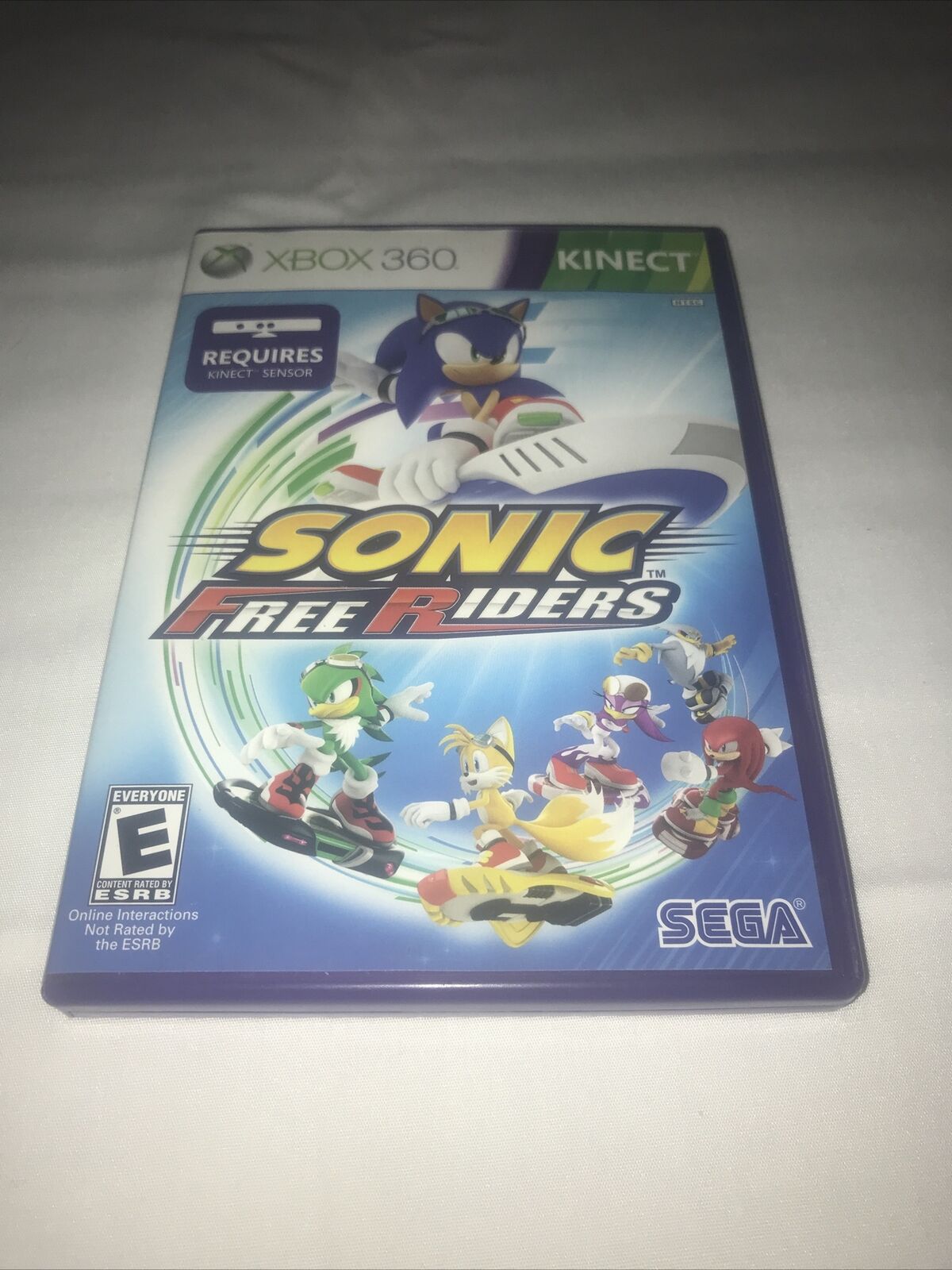 Sonic Free Riders — Complete! Fast Shipping! (Xbox 360, 2010) Kinect  10086680492