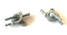 2 GOLIATH 1/4 UNIVERSAL METAL INLINE FUEL PETCOCK SHUT OFF SWITCH GAS ATV FPC14
