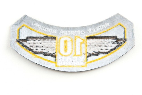 Harley Owners Group HOG 10 Year Member Patch Harley Davidson Wings 6" wide - Picture 2 of 2