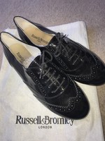 Russell &bromley Black Patent Leather Brogues Uk 7 Eu 40(6.5) Russell &bromley Black Patent Leather Brogues Uk 7 Eu 40(6.5)