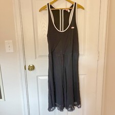 Hunter x Target Women's Mesh A Line Tank Dress Black Size Medium