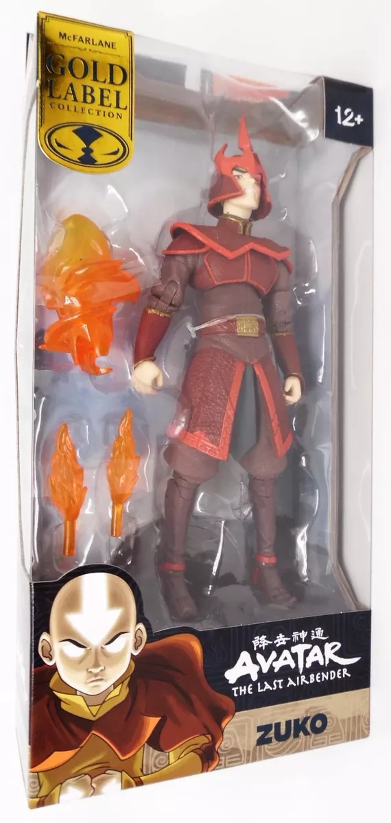  Avatar: The Last Airbender Prince Zuko 7 Action Figure with  Accessories : McFarlane The Last Airbender: Everything Else