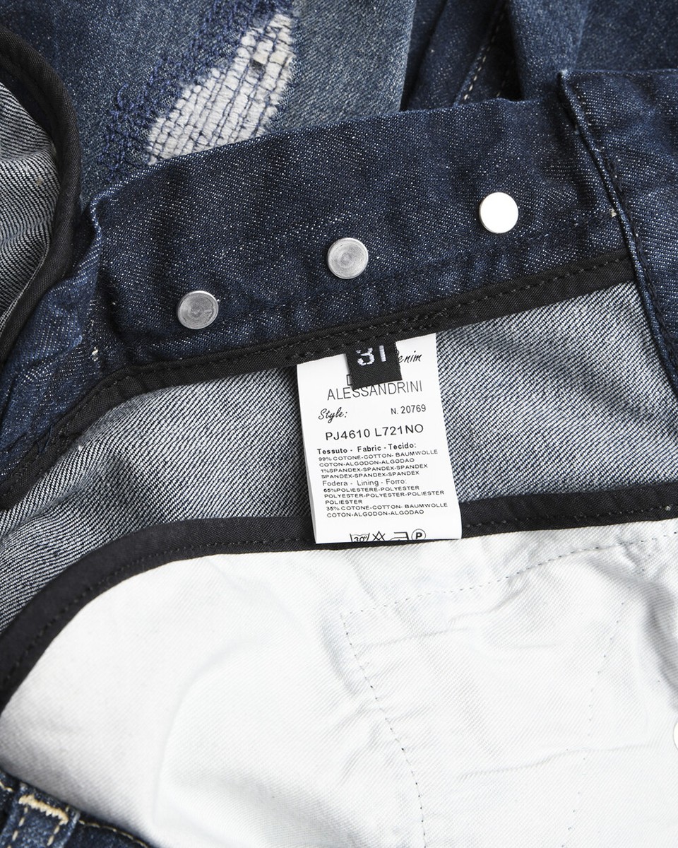 Jeans Daniele Alessandrini Homme – Taille 31 – Denim – Neuf Avec Étiquettes – Tunisie