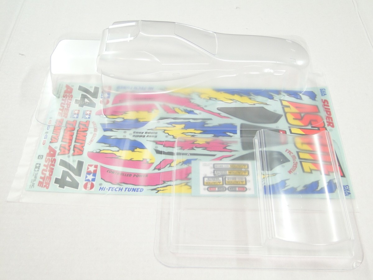 NEW TAMIYA SUPER ASTUTE Body Clear with Wing & Decals UC1 | eBay