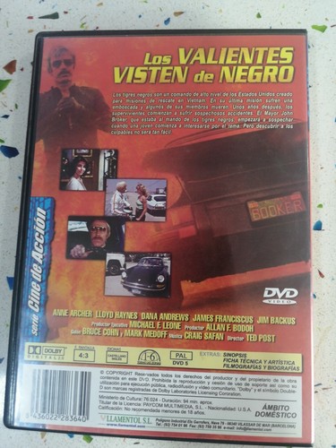 LOS VALIENTES VISTEN DE NEGRO DVD CHUCK NORRIS AM - Imagen 2 de 3