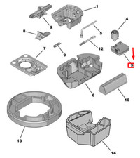 PEUGEOT 208 MK2 P21 Tire Compressor 9844398080 New Genuine