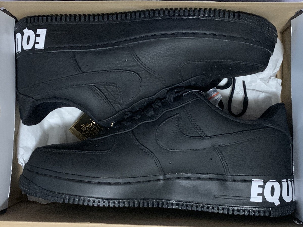 Size 11 Nike Air Force Low CMFT BHM Equality 2018