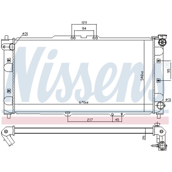 KüHler WasserküHler MotorküHler Passend FüR Mazda 323 F V BA 1.5 16V 1.8-image