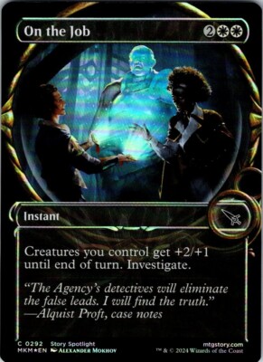 Magic the Gathering Foil On the Job Showcase Murders At Karlov Manor MTG