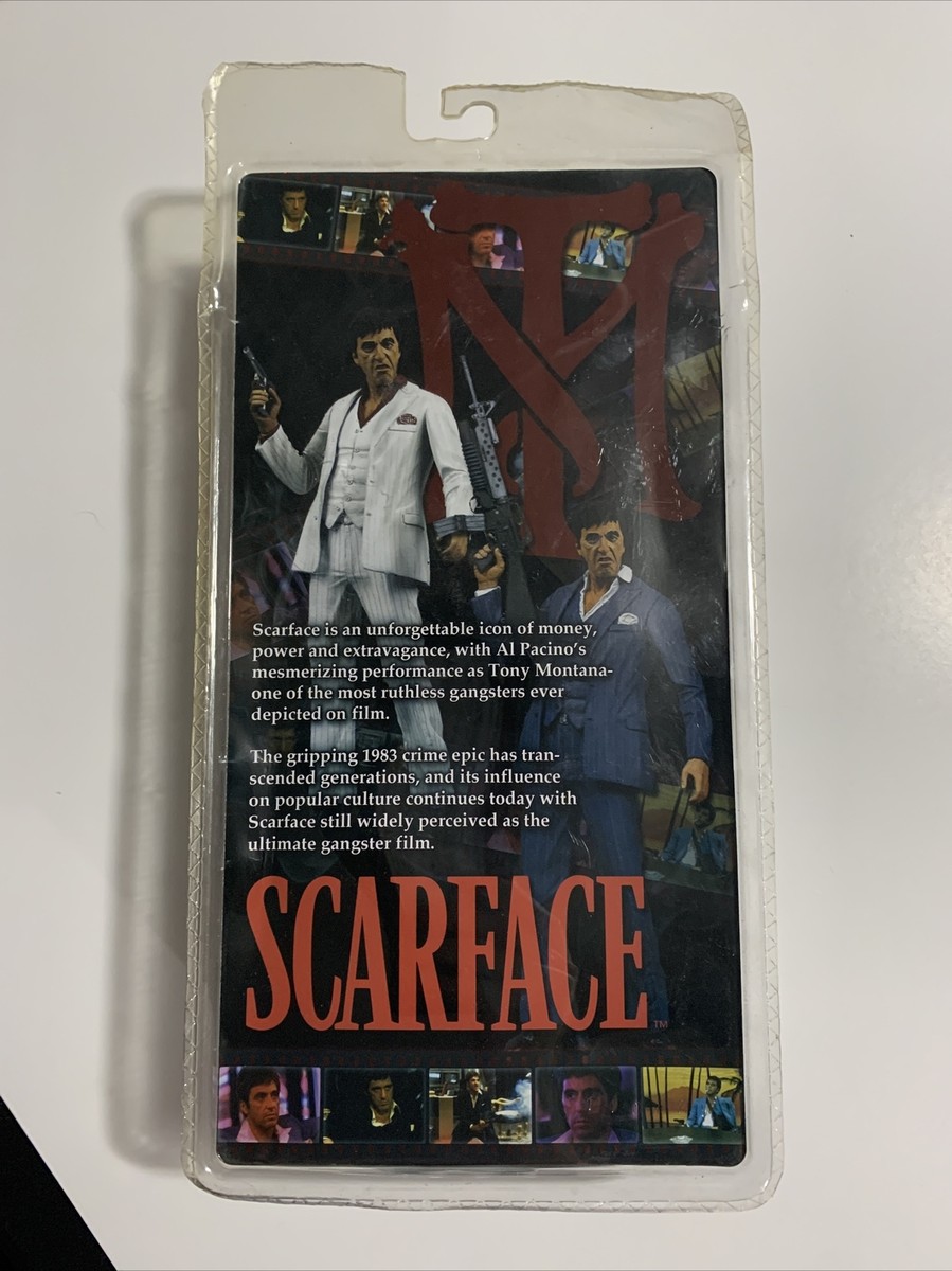 SCARFACE TONY MONTANA 未開封フィギュア ３点セット Tony Montana Scarface White Suit Toy Figure Sealed