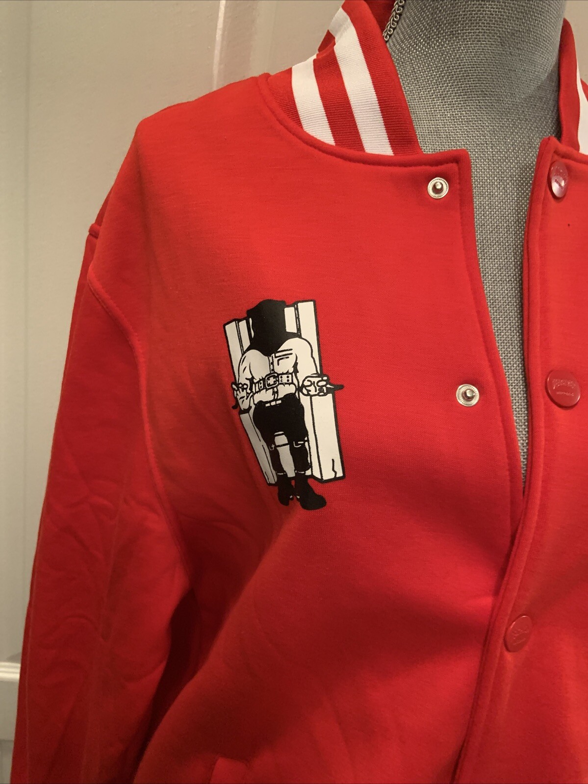 FILA Death Row Records Core Chair Logo Varsity Giacca Uomo Taglia Large