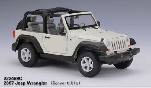 1:24 Scale 2007 Jeep Wrangler (Tarpaint Version) Car Model Toys Ornament GIFT - Picture 10 of 13