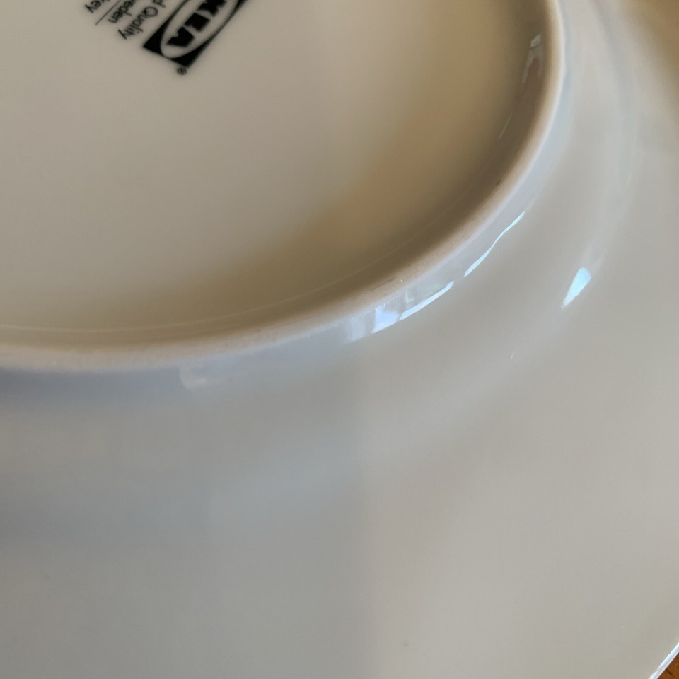 IKEA Hot Air Balloon Plates (2) Salad Plates 8.5”. White Blue Birds eBay