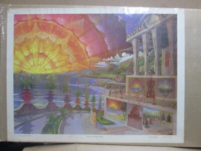 The age of Splendor begins 1968 J. Parker religious Vintage poster 20223