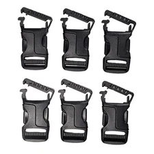 6 MOLLE Military Assault Pack Backpack 1" Webbing Quick Attach Snap Buckle Clips