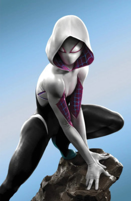 Spider-Gwen Annual #1 Blue FOIL Rafael Grassetti