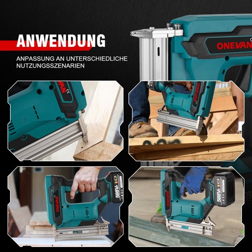 Akku Nagler Nagelpistole Nagelgerät F30G Geradem Nägel Für Makita 18V - Bild 7 von 17