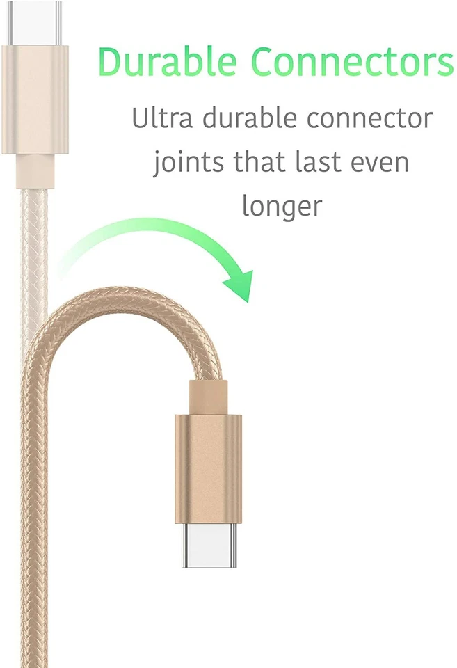 2Pack Fast Charger Type C Charging Cable For Samsung Galaxy A21 A12 A32 A42 A52 - Image 3 of 4