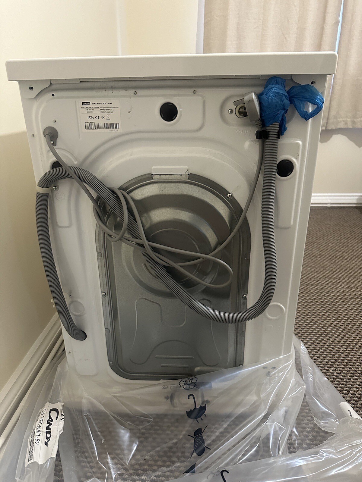 samsung ecobubble washing machine 8kg spares or repair. eBay