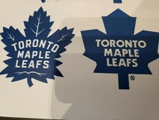 lot 2 Toronto Maple Leafs logo stickers nhl hockey for game laptop car decal new