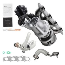 Turbo Coolant Pipes Kit for BMW 528i 520i xDrive Touring F10 F18 2011-2016 2.0L