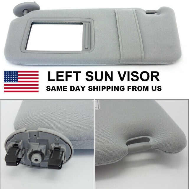 For Toyota Camry Sun Visor 20072011 LEFT Driver Side GRAY WITHOUT