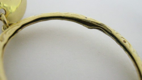 18ct Gold Dangling Pattern Earrings 6.8 Grms - Picture 11 of 15