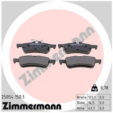 Satz Bremsbeläge Bremsklötze hinten für Honda Civic IX FB FK | 24552841
