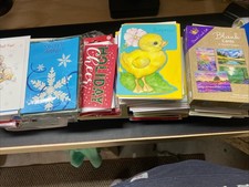 LARGE Unused Greeting Card Lot ALL Kinds Of Cards  Envelopes See Photos