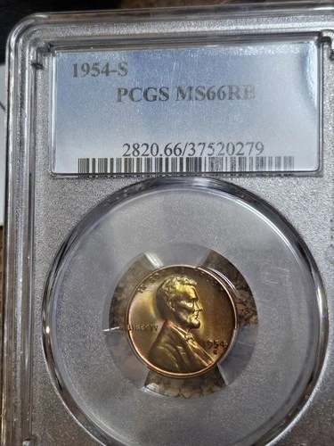 1954-S Lincoln Cent MS66 Very Nice Tone