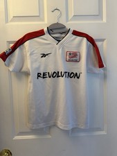 Vintage 1996 New England Revolution Reebok Jersey Tagged M Youth Fit MLS Soccer