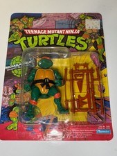 Michaelangelo 10 Back Vintage 1988 TMNT PLAYMATES Original Sealed Unpunched
