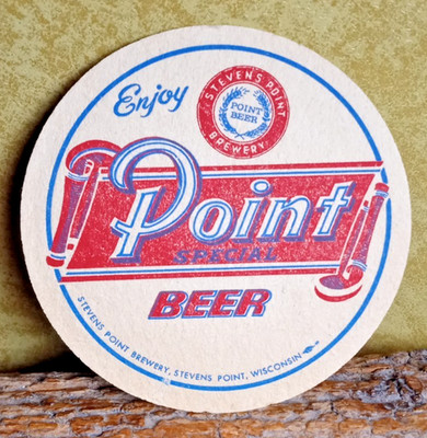 Point Special Beer Coaster #846 ... 1955-65 ... Stevens Point Wi.