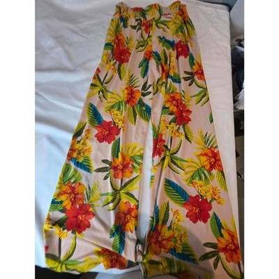 Women's Floral Wide Leg Pants