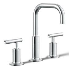 Kohler Purist Widespread Lever Bathroom Sink Faucet Polished Chrome 14406-4-CP