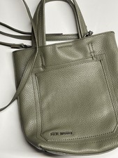 BORSA A TRACOLLA STEVE MADDEN VERDE OLIVA CIOTTOLI ECOPELLE MINI TOTE