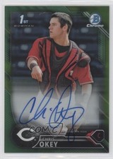 2016 Bowman Draft Chrome Pick Green Refractor 52/99 Chris Okey #CDA-CO Auto 0eo6