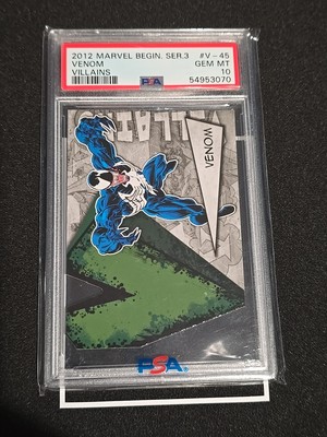 2012 Marvel Beginnings Series 3 Venom Villains Psa 10 