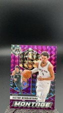 2024-25 Panini Mosaic Victor Wembanyama Montage Purple Prizm /99 #11508 S