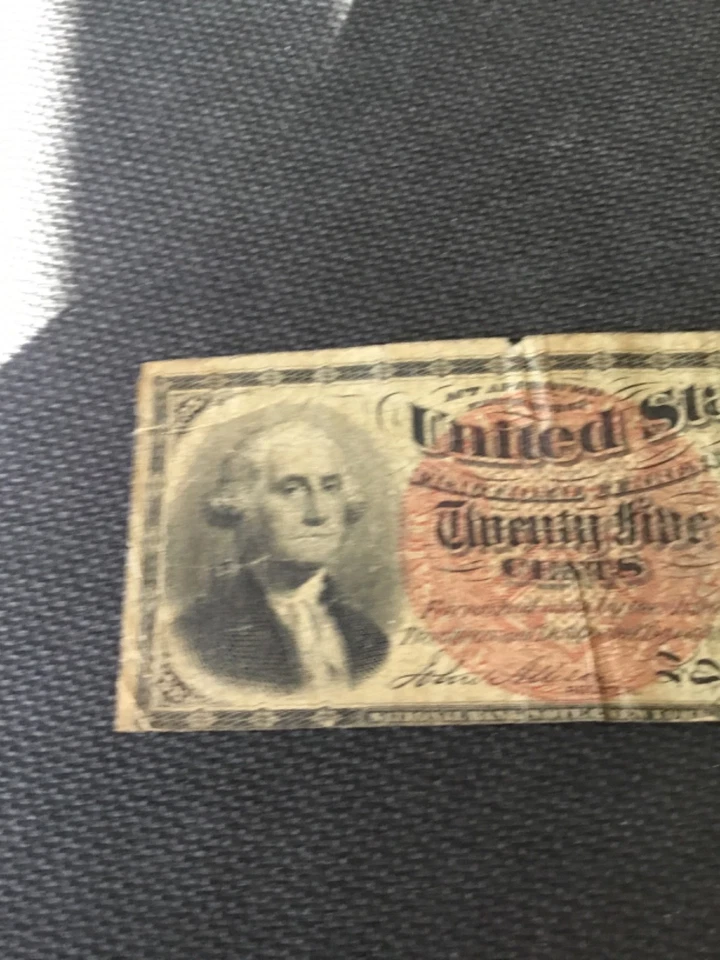 25 cent fractional currency washington - Image 2 of 4
