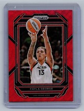 2023 Panini Prizm WNBA - Cayla George #58 Ruby Wave Prizm