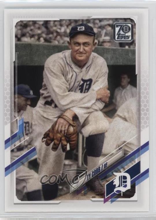 2021 Topps Legend Variation SP Legend Variation Ty Cobb #336 HOF 13kt
