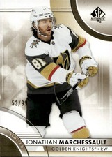 2023-24 Upper Deck SP Authentic Hockey - Base - Gold Limited /99 #45 Jonathan Ma