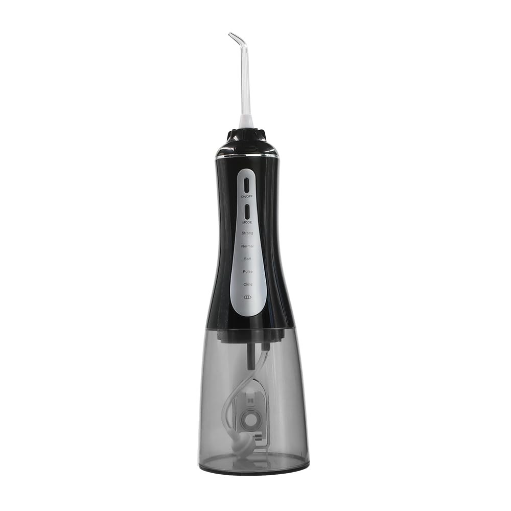 Idropulsore Portatile senza Fili Serbatoio da 350 ml 5 Modalità di Pulizia 6
